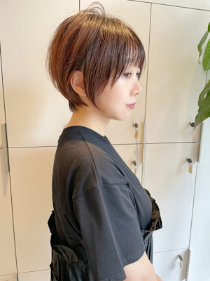 大人小顔ショート/くびれショート