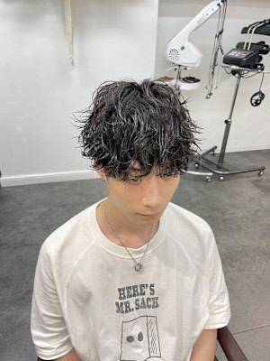 ケアパーマ/横浜美容室/石川町美容室/特殊パーマ/波巻き