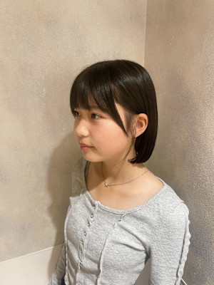 ボブ/ぱつっとボブ/ミニボブ/顔まわりカット