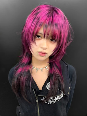 オーダーメイド　デザインカラー　ケアブリーチカラー　ウルフ