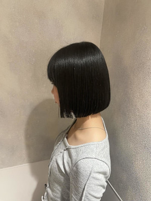 ボブヘア/まとまるボブ/韓国ボブ