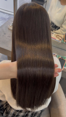 小顔へア/髪質改善/ブリーチなしカラー／ヘアアレンジ