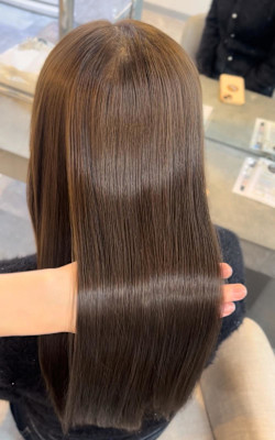 小顔へア/髪質改善/ブリーチなしカラー／ヘアアレンジ