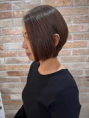 大人前下がりショート