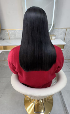 【大人気メニュー★】髪質改善tr×ブルーブラック