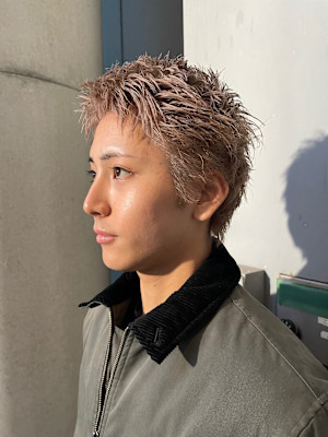 メンズ/スパイキーショート