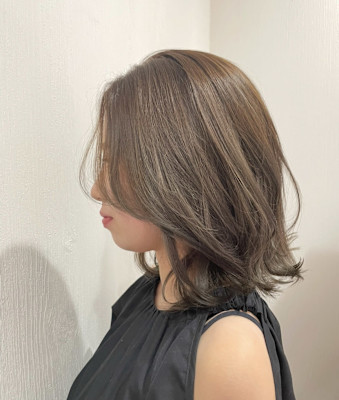 クリアアッシュブラウン×大人ミディ