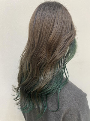 【miu担当】オリーブインナーカラー