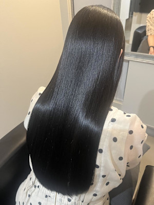 透け感コリアンブラック/錦糸町/髪質改善