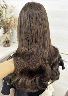 《honoka》ワンカラーちゅるんブラウン