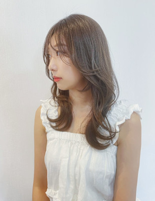 ダークブラウン×レイヤーカット