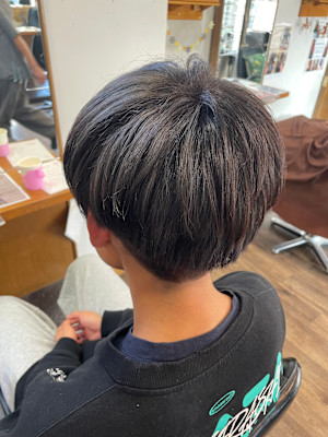 〈木賀　絵莉子〉メンズ×シルバーブルー