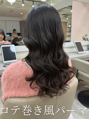 韓国風パーマ/コテ巻き風パーマ/デジタルパーマ/髪質改善