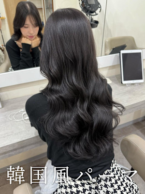 韓国風パーマ/コテ巻き風パーマ/デジタルパーマ/レイヤー