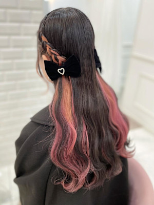 【ヘアメ】三つ編みハーフツイン♪_ユウ