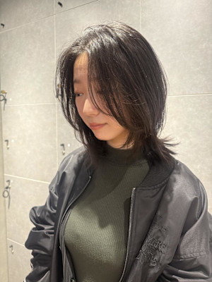 ハッシュカット/レイヤー/顔周りレイヤー