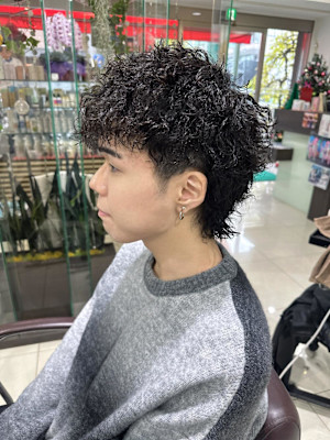 癖毛いかしのツイストスパイラル