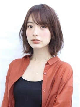 小顔ボブ/30代ボブ/レイヤーボブ/くびれヘア/表参道