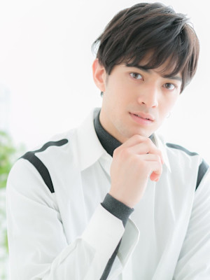 【博多 美容室Blue】カーキアッシュでニュアンスマッシュ