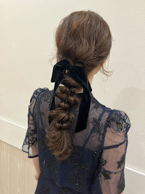 お呼ばれアレンジ