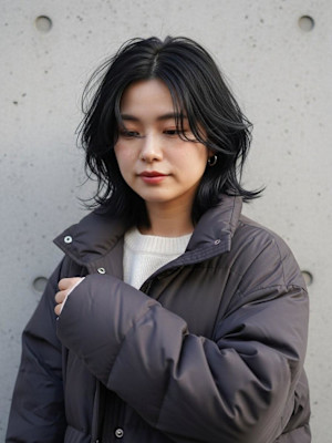 ハイレイヤーカット/バタフライカット/くびれカット