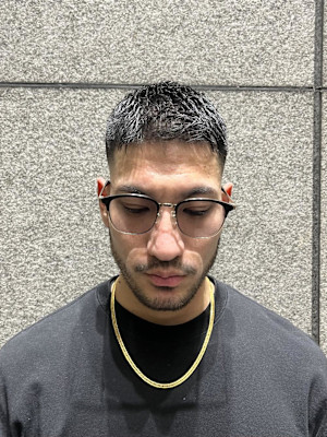 銀座　理容室　スキンフェード　ベリーショート