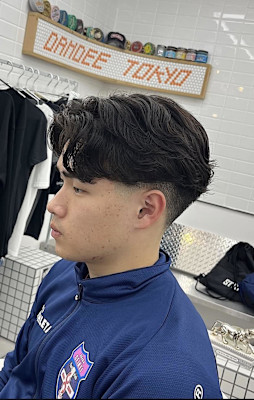 フェード×パーマ