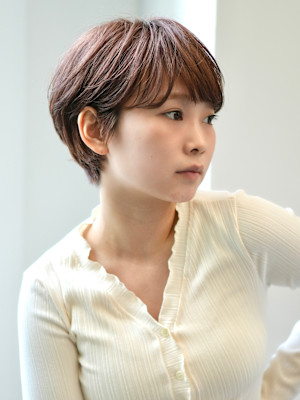 前下がりショート・ボブ/絶壁解消/前髪あり/40代/30代