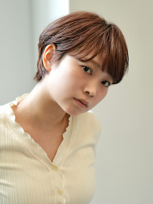 前下がりショート・ボブ/絶壁解消/前髪あり/40代/30代