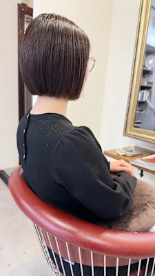 切りっぱなしボブ