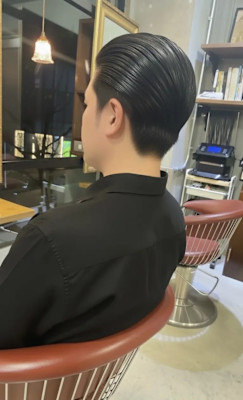 メンズオールバック