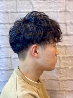 パーマ×マッシュスタイル