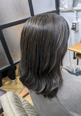 高発色◎白髪ぼかしカラー