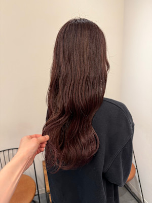 池袋 髪質改善 つや髪たっぷりボルドーレッド♪