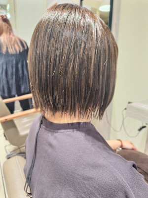 ボブ/ミニボブ/切りっぱなし