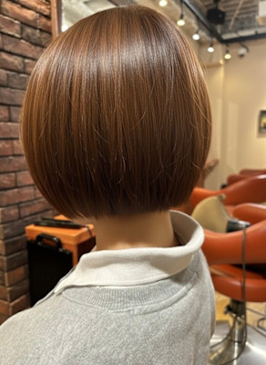 王道可愛い！艶髪ナチュラルボブ【020スタイル】