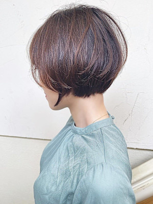 【morio成増 セリザワ】ショートボブ ワンカールパーマ