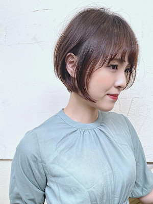【morio成増 セリザワ】ショートボブ　ワンカールパーマ