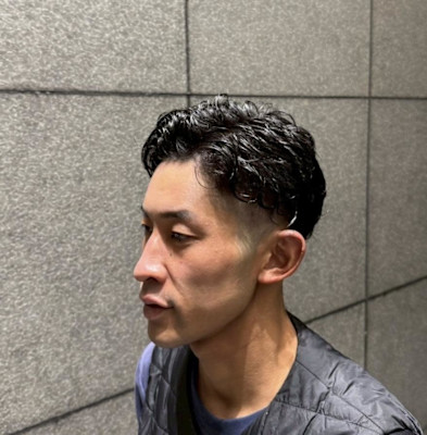 銀座  フェードパーマ