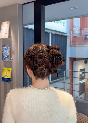 可愛いひつじさんアレンジヘア