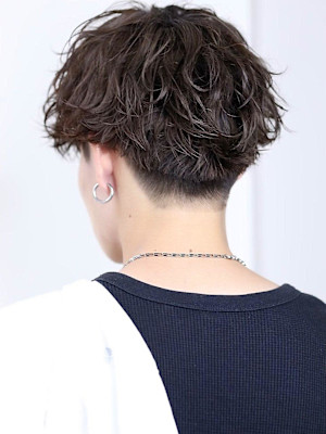 【波巻MIX】艶ウェーブハーフアップ