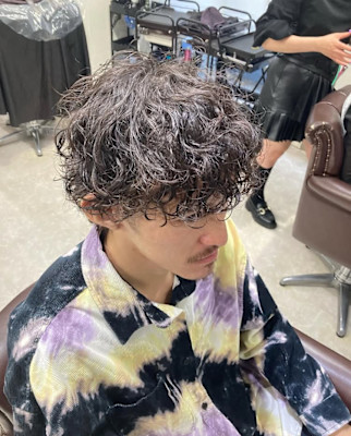 メンズパーマスタイル