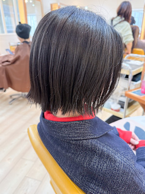 【morio成増/児玉】ハンサムボブ　外ハネ　黒髪