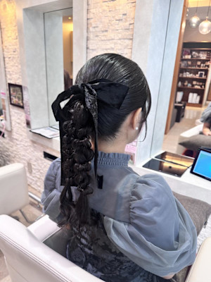 編み下ろしアレンジ♪