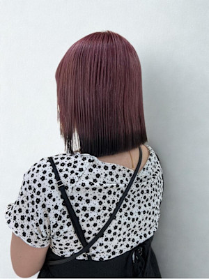 20代　髪質改善 イルミナカラー