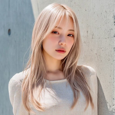 ブリーチ。ミルクティー、