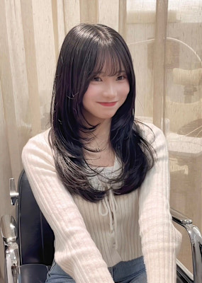 大人かわいいエギョモリミルクティーブラウン ひし形シルエット