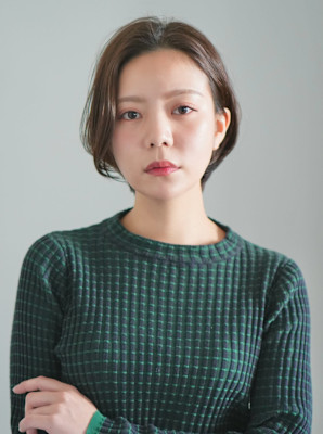 前下がりショート・ボブ/絶壁解消/前髪あり/40代/30代