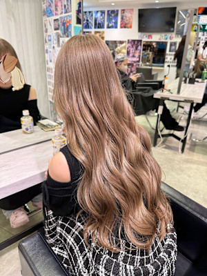 グレージュ ベージュカラー ダブルカラー ブリーチカラー