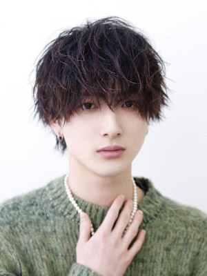 無造作ショートウルフ